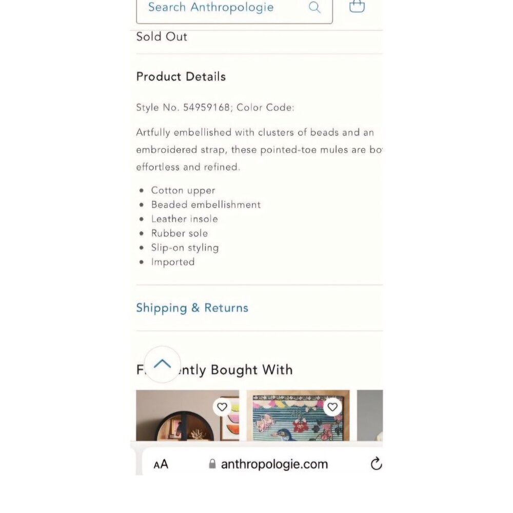 NWOT Anthropologie Mule - Picture 4 of 5